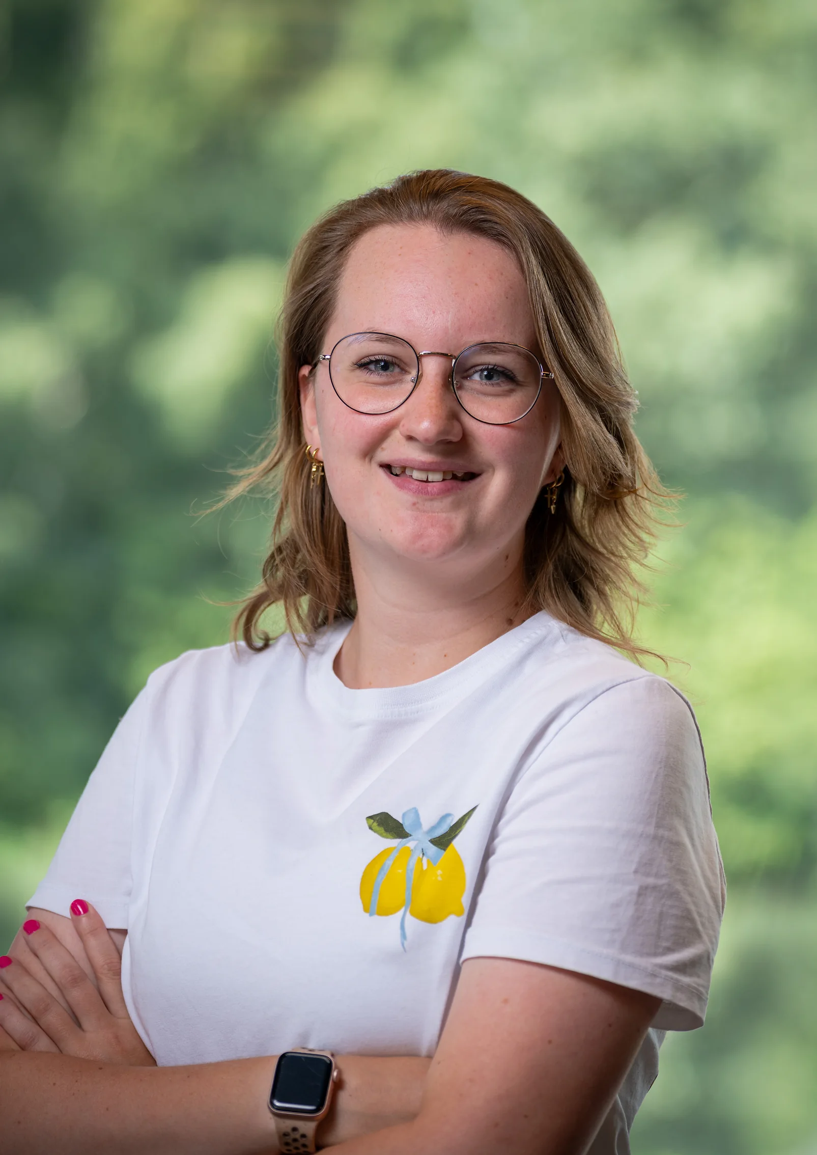 Portret van Esmee, medewerker bij Twentecs